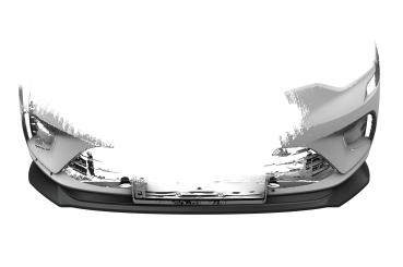 CSR Frontspoiler | Cup-Spoilerlippe mit ABE für Renault Clio V CSL520-G Glossy schwarz Hochglanz (keine Lackierung erforderlich)