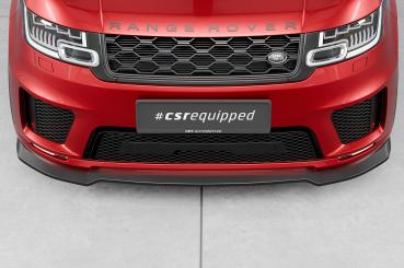 CSR Frontspoiler | Cup-Spoilerlippe mit ABE für Land Rover Range Rover Sport (L494) CSL521-C Carbon Look Hochglanz (keine Lackierung erforderlich)