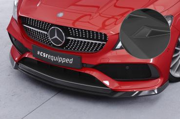 CSR Frontspoiler | Cup-Spoilerlippe mit ABE für Mercedes-Benz CLA 117 AMG-Line CSL522-L Lackierung erforderlich (unlackiert roh)