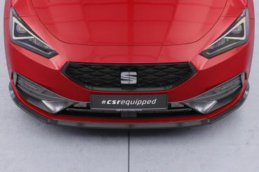 CSR Frontspoiler | Cup-Spoilerlippe mit ABE für Seat Leon 4 (Typ KL) CSL523-S strukturiert schwarz matt (keine Lackierung erforderlich)
