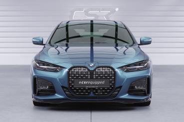 CSR Frontspoiler | Cup-Spoilerlippe mit ABE für BMW 4er (G22/G23) M-Paket und M440 CSL524-G Glossy schwarz Hochglanz (keine Lackierung erforderlich)