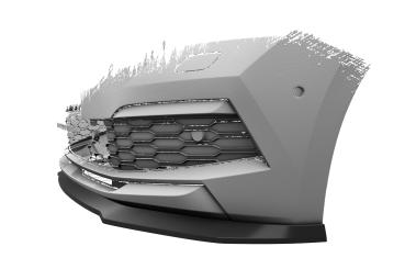 CSR Frontspoiler | Cup-Spoilerlippe mit ABE für Skoda Kamiq CSL527-G Glossy schwarz Hochglanz (keine Lackierung erforderlich)