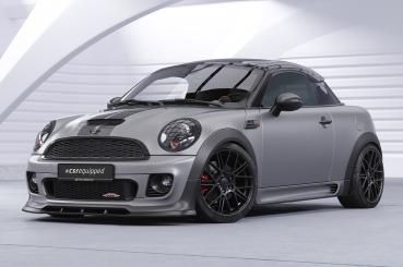 CSR Frontspoiler | Cup-Spoilerlippe mit ABE für Mini Cooper Coupe JCW (R58/R59) CSL529-C Carbon Look Hochglanz (keine Lackierung erforderlich)