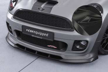 CSR Frontspoiler | Cup-Spoilerlippe mit ABE für Mini Cooper Coupe JCW (R58/R59) CSL529-G Glossy schwarz Hochglanz (keine Lackierung erforderlich)