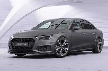 CSR Frontspoiler | Cup-Spoilerlippe mit ABE für Audi A4 B9 (Typ 8W) CSL530-S strukturiert schwarz matt (keine Lackierung erforderlich)