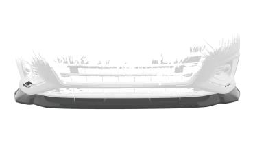 CSR Frontspoiler | Cup-Spoilerlippe mit ABE für Audi A4 B9 (Typ 8W) CSL530-S strukturiert schwarz matt (keine Lackierung erforderlich)