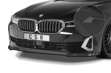 CSR Frontspoiler | Cup-Spoilerlippe mit ABE für BMW 5er (G30/G31) LCI CSL531-S strukturiert schwarz matt (keine Lackierung erforderlich)