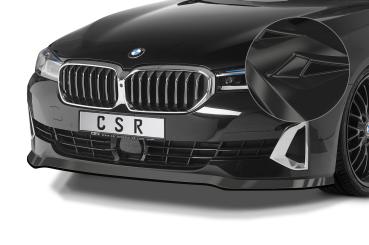 CSR Frontspoiler | Cup-Spoilerlippe mit ABE für BMW 5er (G30/G31) LCI CSL531-G Glossy schwarz Hochglanz (keine Lackierung erforderlich)