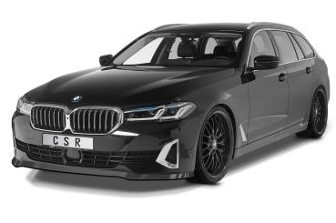 CSR Frontspoiler | Cup-Spoilerlippe mit ABE für BMW 5er (G30/G31) LCI CSL531-G Glossy schwarz Hochglanz (keine Lackierung erforderlich)