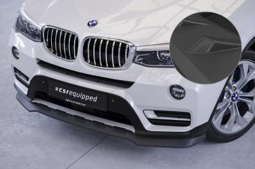 CSR Frontspoiler | Cup-Spoilerlippe mit ABE für BMW X3 (F25) LCI CSL532-L Lackierung erforderlich (unlackiert roh)