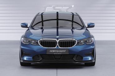 CSR Frontspoiler | Cup-Spoilerlippe mit ABE für BMW 3er (G20/G21) Limousine und Touring CSL534-C Carbon Look Hochglanz (keine Lackierung erforderlich)
