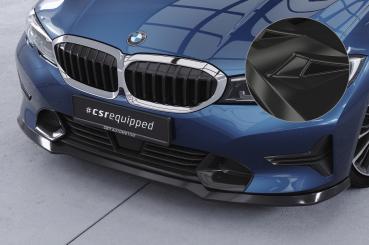 CSR Frontspoiler | Cup-Spoilerlippe mit ABE für BMW 3er (G20/G21) Limousine und Touring CSL534-G Glossy schwarz Hochglanz (keine Lackierung erforderlich)