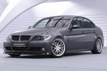 CSR Frontspoiler | Cup-Spoilerlippe mit ABE für BMW 3er (E90/E91) Limousine und Touring CSL536-C Carbon Look Hochglanz (keine Lackierung erforderlich)