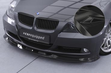 CSR Frontspoiler | Cup-Spoilerlippe mit ABE für BMW 3er (E90/E91) Limousine und Touring CSL536-G Glossy schwarz Hochglanz (keine Lackierung erforderlich)