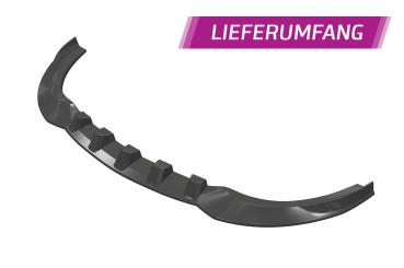 CSR Frontspoiler | Cup-Spoilerlippe mit ABE für Mercedes-Benz B-Klasse W247 CSL537-S strukturiert schwarz matt (keine Lackierung erforderlich)