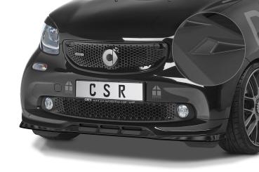 CSR Frontspoiler | Cup-Spoilerlippe mit ABE für Smart fortwo 453 Brabus CSL542-L Lackierung erforderlich (unlackiert roh)
