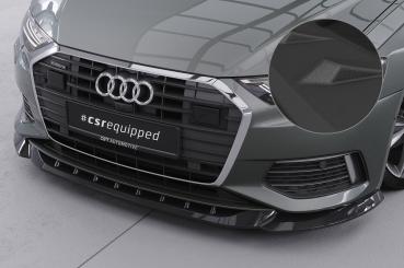 CSR Frontspoiler | Cup-Spoilerlippe mit ABE für Audi A6 C8 (Typ 4K/F2) CSL543-S strukturiert schwarz matt (keine Lackierung erforderlich)