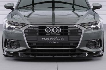 CSR Frontspoiler | Cup-Spoilerlippe mit ABE für Audi A6 C8 (Typ 4K/F2) CSL543-S strukturiert schwarz matt (keine Lackierung erforderlich)