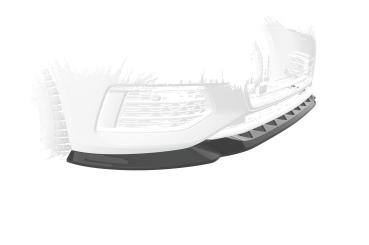 CSR Frontspoiler | Cup-Spoilerlippe mit ABE für Audi A6 C8 (Typ 4K/F2) CSL543-S strukturiert schwarz matt (keine Lackierung erforderlich)