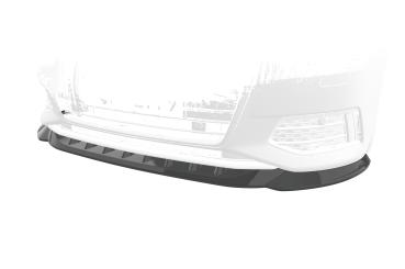 CSR Frontspoiler | Cup-Spoilerlippe mit ABE für Audi A6 C8 (Typ 4K/F2) CSL543-S strukturiert schwarz matt (keine Lackierung erforderlich)