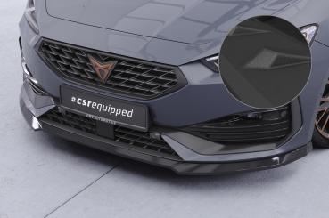 CSR Frontspoiler | Cup-Spoilerlippe mit ABE für Cupra Leon 4 (Typ KL) CSL544-S strukturiert schwarz matt (keine Lackierung erforderlich)