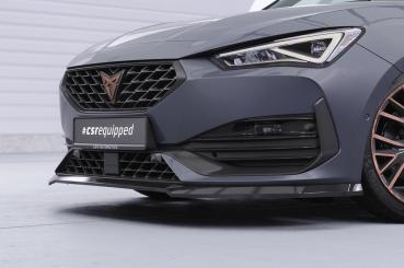 CSR Frontspoiler | Cup-Spoilerlippe mit ABE für Cupra Leon 4 (Typ KL) CSL544-S strukturiert schwarz matt (keine Lackierung erforderlich)