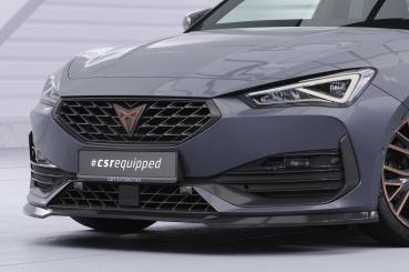 CSR Frontspoiler | Cup-Spoilerlippe mit ABE für Cupra Leon 4 (Typ KL) CSL544-S strukturiert schwarz matt (keine Lackierung erforderlich)