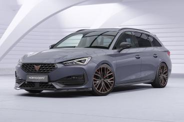 CSR Frontspoiler | Cup-Spoilerlippe mit ABE für Cupra Leon 4 (Typ KL) CSL544-S strukturiert schwarz matt (keine Lackierung erforderlich)