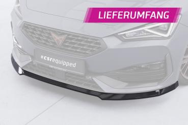 CSR Frontspoiler | Cup-Spoilerlippe mit ABE für Cupra Leon 4 (Typ KL) CSL544-S strukturiert schwarz matt (keine Lackierung erforderlich)