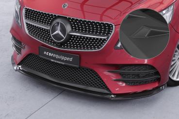 CSR Frontspoiler | Cup-Spoilerlippe mit ABE für Mercedes-Benz V-Klasse 447 AMG-Line CSL545-L Lackierung erforderlich (unlackiert roh)