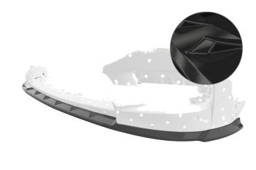 CSR Frontspoiler | Cup-Spoilerlippe mit ABE für BMW X1 E84 M-Paket CSL547-G Glossy schwarz Hochglanz (keine Lackierung erforderlich)