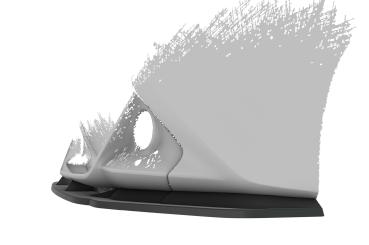 CSR Frontspoiler | Cup-Spoilerlippe mit ABE für Toyota Aygo 2 Facelift CSL548-S strukturiert schwarz matt (keine Lackierung erforderlich)