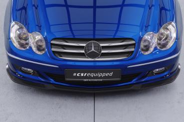 CSR Frontspoiler | Cup-Spoilerlippe mit ABE für Mercedes-Benz CLK A209 / C209 CSL550-S strukturiert schwarz matt (keine Lackierung erforderlich)