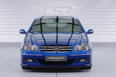 CSR Frontspoiler | Cup-Spoilerlippe mit ABE für Mercedes-Benz CLK A209 / C209 CSL550-S strukturiert schwarz matt (keine Lackierung erforderlich)