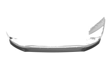 CSR Frontspoiler | Cup-Spoilerlippe mit ABE für Ford S-Max MK2 CSL551-S strukturiert schwarz matt (keine Lackierung erforderlich)