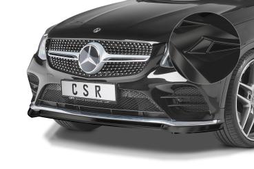 CSR Frontspoiler | Cup-Spoilerlippe mit ABE für Mercedes-Benz GLC (X253/C253) AMG-Line CSL552-G Glossy schwarz Hochglanz (keine Lackierung erforderlich)