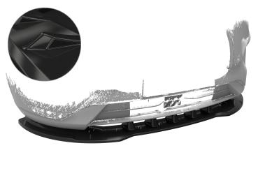 CSR Frontspoiler | Cup-Spoilerlippe mit ABE für Ford Kuga 3 CSL553-G Glossy schwarz Hochglanz (keine Lackierung erforderlich)