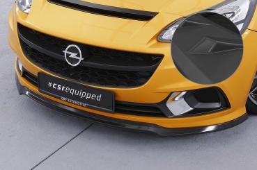 CSR Frontspoiler | Cup-Spoilerlippe mit ABE für Opel Corsa E OPC / GSi CSL554-L Lackierung erforderlich (unlackiert roh)