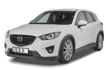 CSR Frontspoiler | Cup-Spoilerlippe mit ABE für Mazda CX5 (KE) CSL555-C Carbon Look Hochglanz (keine Lackierung erforderlich)