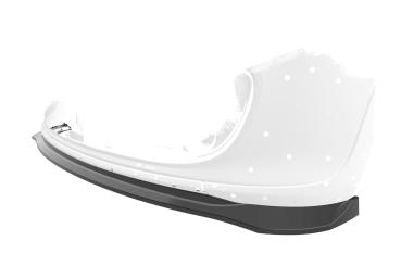 CSR Frontspoiler | Cup-Spoilerlippe mit ABE für Renault Twingo 3 GT CSL559-G Glossy schwarz Hochglanz (keine Lackierung erforderlich)