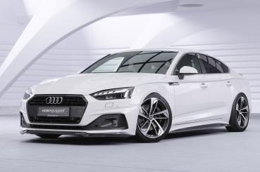 CSR Frontspoiler | Cup-Spoilerlippe mit ABE für Audi A5 F5  Basis / Advanced CSL562-S strukturiert schwarz matt (keine Lackierung erforderlich)
