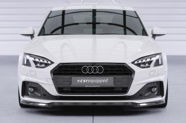 CSR Frontspoiler | Cup-Spoilerlippe mit ABE für Audi A5 F5  Basis / Advanced CSL562-S strukturiert schwarz matt (keine Lackierung erforderlich)
