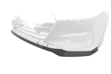 CSR Frontspoiler | Cup-Spoilerlippe mit ABE für Audi A7 C8 (Typ 4K) CSL563-S strukturiert schwarz matt (keine Lackierung erforderlich)
