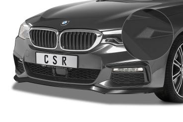 CSR Frontspoiler | Cup-Spoilerlippe mit ABE für BMW 5er G30/G31 M-Paket CSL564-S strukturiert schwarz matt (keine Lackierung erforderlich)