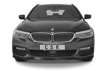 CSR Frontspoiler | Cup-Spoilerlippe mit ABE für BMW 5er G30/G31 M-Paket CSL564-C Carbon Look Hochglanz (keine Lackierung erforderlich)