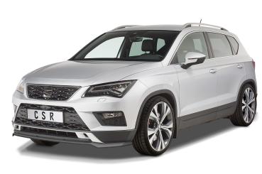 CSR Frontspoiler | Cup-Spoilerlippe mit ABE für Seat Ateca (Typ 5FP, KH7) CSL567-G Glossy schwarz Hochglanz (keine Lackierung erforderlich)