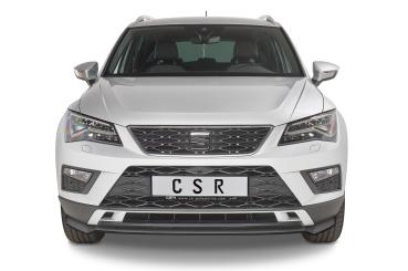 CSR Frontspoiler | Cup-Spoilerlippe mit ABE für Seat Ateca (Typ 5FP, KH7) CSL567-G Glossy schwarz Hochglanz (keine Lackierung erforderlich)
