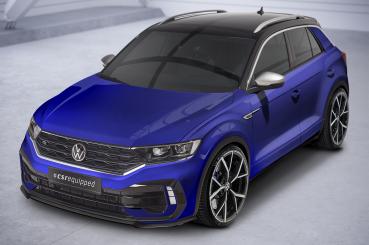 CSR Frontspoiler | Cup-Spoilerlippe mit ABE für VW T-Roc (A1) R CSL568-C Carbon Look Hochglanz (keine Lackierung erforderlich)