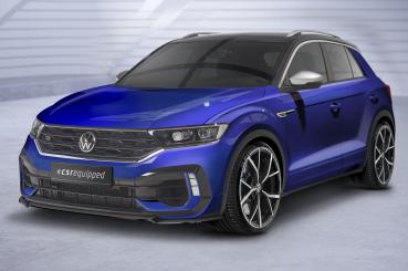 CSR Frontspoiler | Cup-Spoilerlippe mit ABE für VW T-Roc (A1) R CSL568-C Carbon Look Hochglanz (keine Lackierung erforderlich)