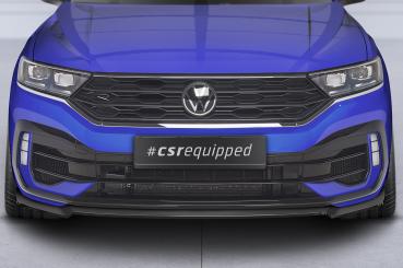 CSR Frontspoiler | Cup-Spoilerlippe mit ABE für VW T-Roc (A1) R CSL568-C Carbon Look Hochglanz (keine Lackierung erforderlich)